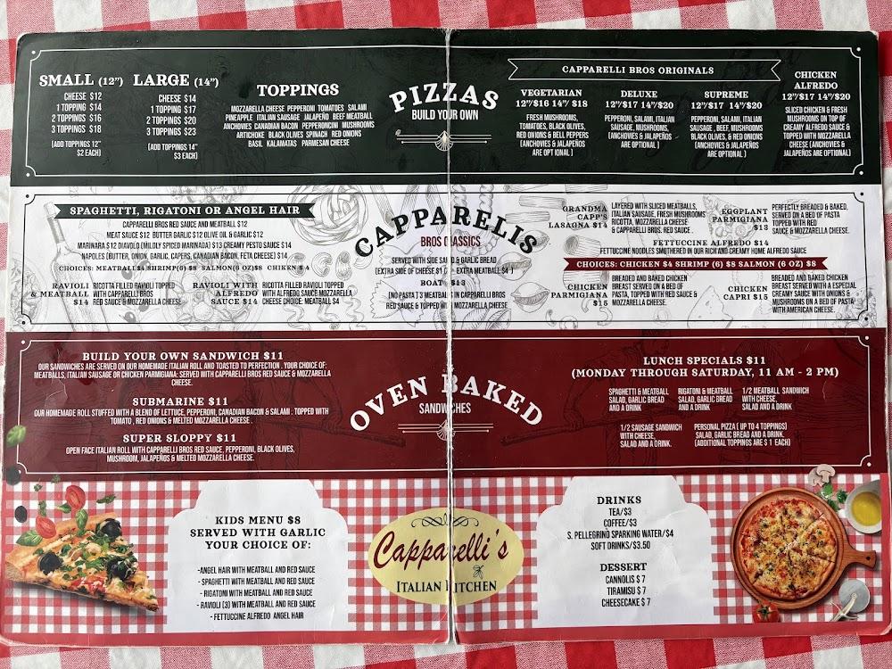 Capparelli Bros Menu image 2
